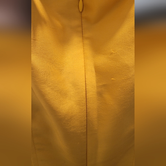 Euc Banana Republic golden 100% silk dress size 8 - Picture 2 of 10